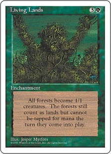 《生きている大地/Living Lands》[4ED] 緑R