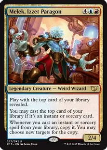 《イゼットの模範、メーレク/Melek, Izzet Paragon》[C15] 金R