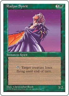 《ラジャンの精/Radjan Spirit》[4ED] 緑U