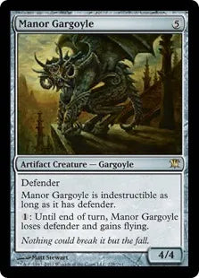 《荘園のガーゴイル/Manor Gargoyle》[ISD] 茶R