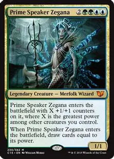 《首席議長ゼガーナ/Prime Speaker Zegana》[C15] 金R