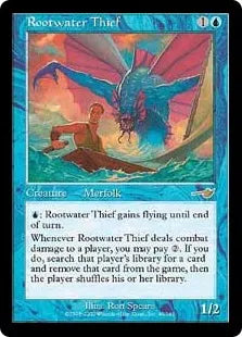 《ルートウォーターの泥棒/Rootwater Thief》[NEM] 青R