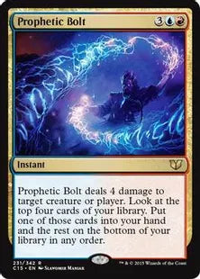 《予言の稲妻/Prophetic Bolt》[C15] 金R