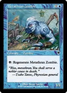 《メタスランのゾンビ/Metathran Zombie》[INV] 青C