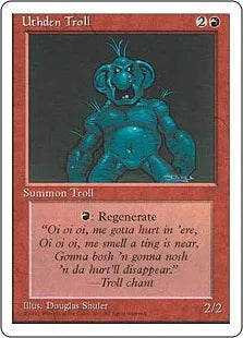 《ウスデン・トロール/Uthden Troll》[4ED] 赤U