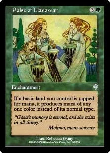 《ラノワールの脈動/Pulse of Llanowar》[INV] 緑U