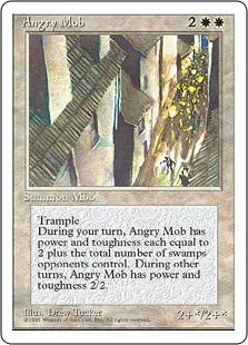 《怒れる群衆/Angry Mob》[4ED] 白U