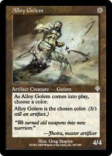 《合金のゴーレム/Alloy Golem》[INV] 茶U