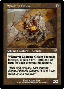 《演習用ゴーレム/Sparring Golem》[INV] 茶U