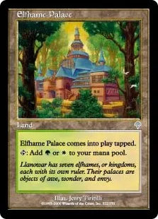 《エルフェイムの宮殿/Elfhame Palace》[INV] 土地U