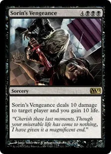 《ソリンの復讐/Sorin's Vengeance》[M12] 黒R