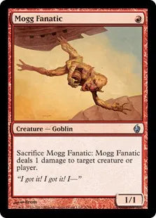 《モグの狂信者/Mogg Fanatic》[FAL] 赤U
