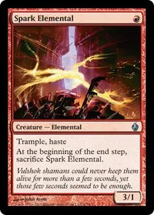 《火花の精霊/Spark Elemental》[FAL] 赤U