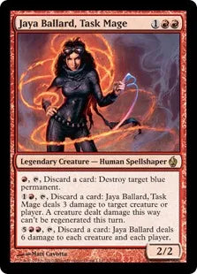 《特務魔道士ヤヤ・バラード/Jaya Ballard, Task Mage》[FAL] 赤R