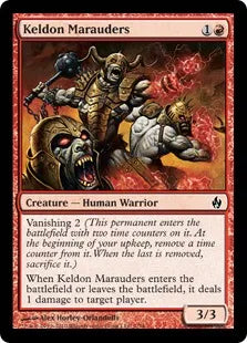 《ケルドの匪賊/Keldon Marauders》[FAL] 赤C