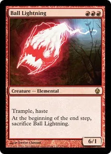 《ボール・ライトニング/Ball Lightning》[FAL] 赤R