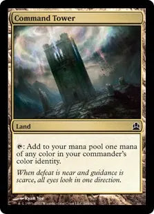 《統率の塔/Command Tower》[CMD] 土地C