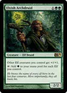 《エルフの大ドルイド/Elvish Archdruid》[M12] 緑R