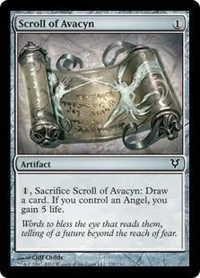 《アヴァシンの巻物/Scroll of Avacyn》[AVR] 茶C