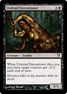 《アンデッドの処刑人/Undead Executioner》[AVR] 黒C