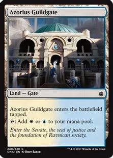 《アゾリウスのギルド門/Azorius Guildgate》[CMA17] 土地C
