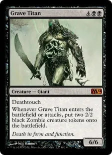 《墓所のタイタン/Grave Titan》[M12] 黒R