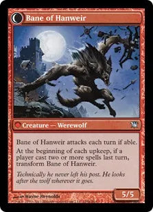 《ハンウィアーの砦守り/Hanweir Watchkeep》/《ハンウィアーの災い/Bane of Hanweir》[ISD] 赤U
