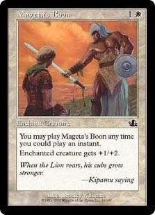 《マギータの加護/Mageta's Boon》[PCY] 白C