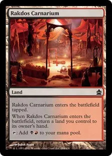 《ラクドスの肉儀場/Rakdos Carnarium》[CMD] 土地C
