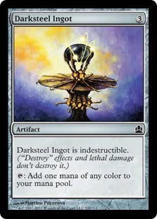 《ダークスティールの鋳塊/Darksteel Ingot》[CMD] 茶C