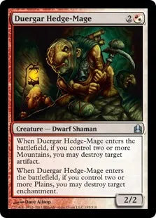 《デュルガーの垣魔道士/Duergar Hedge-Mage》[CMD] 混U