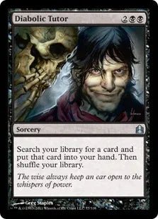 《魔性の教示者/Diabolic Tutor》[CMD] 黒U