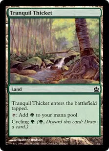 《平穏な茂み/Tranquil Thicket》[CMD] 土地C