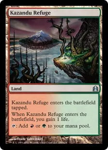 《カザンドゥの隠れ家/Kazandu Refuge》[CMD] 土地U
