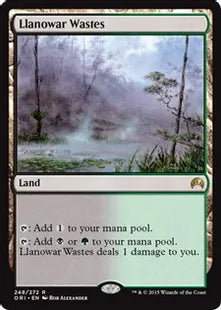 《ラノワールの荒原/Llanowar Wastes》[ORI] 土地R