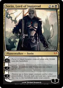 《イニストラードの君主、ソリン/Sorin, Lord of Innistrad》[DKA] 金R