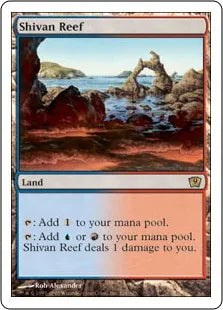 《シヴの浅瀬/Shivan Reef》[9ED] 土地R