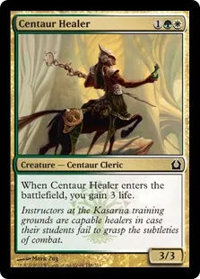 《ケンタウルスの癒し手/Centaur Healer》[RTR] 金C