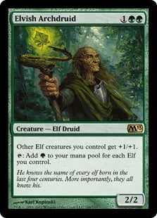 《エルフの大ドルイド/Elvish Archdruid》[M13] 緑R