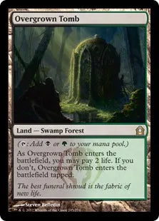 《草むした墓/Overgrown Tomb》[RTR] 土地R