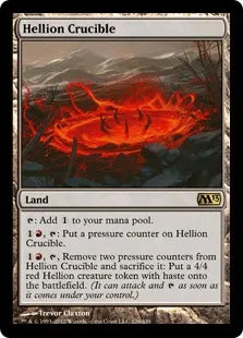 《ヘリオンのるつぼ/Hellion Crucible》[M13] 土地R