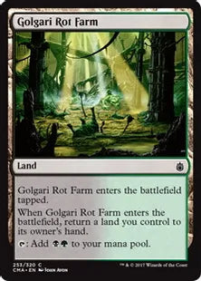 《ゴルガリの腐敗農場/Golgari Rot Farm》[CMA17] 土地C