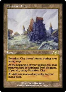 《見捨てられた都市/Forsaken City》[PLS] 土地R