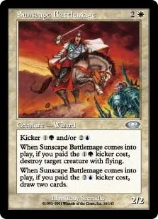 《陽景学院の戦闘魔道士/Sunscape Battlemage》[PLS] 白U