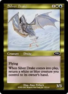 《銀のドレイク/Silver Drake》[PLS] 金C