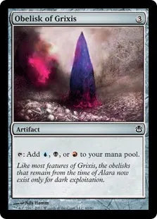 《グリクシスのオベリスク/Obelisk of Grixis》[AvN] 茶C
