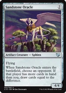《砂岩の予言者/Sandstone Oracle》[C15] 茶U