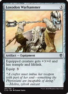 《ロクソドンの戦槌/Loxodon Warhammer》[C16] 茶U