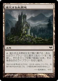 《進化する未開地/Evolving Wilds》[DKA] 土地C