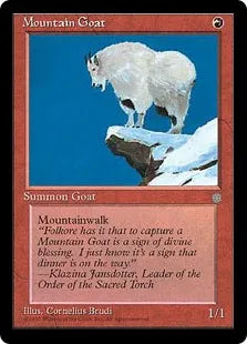 《シロイワヤギ/Mountain Goat》[ICE] 赤C